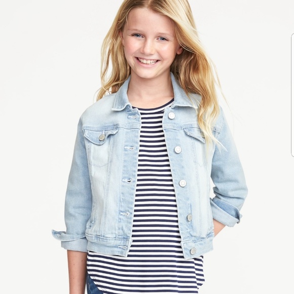 white wash denim jacket